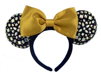 Disney Parks WDW 50th Anniversary Jeweled Minnie Mouse Headband Ears New Ship-image