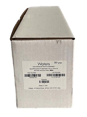 (20) WATERS 96-Well 700uL QuanRecovery MaxPeak Sample Culture Plates 186009184-image