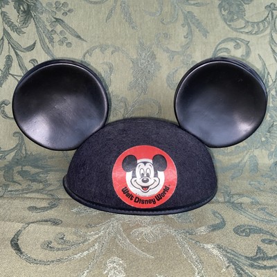 Vintage Walt Disney World Mickey Mouse Ears Hat Adult Size Personalized: Charlie-image