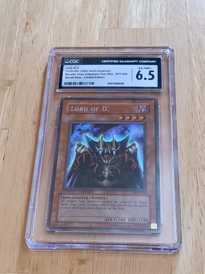 Lord of D. BPT-004 2002 Collectors Tin Limited Edition CGC 6.5 Fresh Slab-image