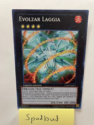 Evolzar Laggia Super Rare CT09-EN011 (Lightly Played LIMITED Edition)-image