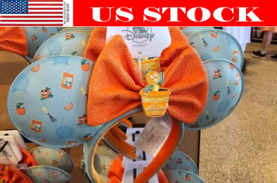Disney Parks Loungefly Epcot Flower Garden Orange Bird Minnie Ear Headband US-image