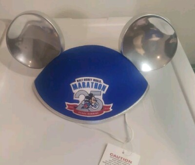 RunDisney 2018 WDW Marathon 25th Anniversary Mickey Ears Cap Walt Disney World-image