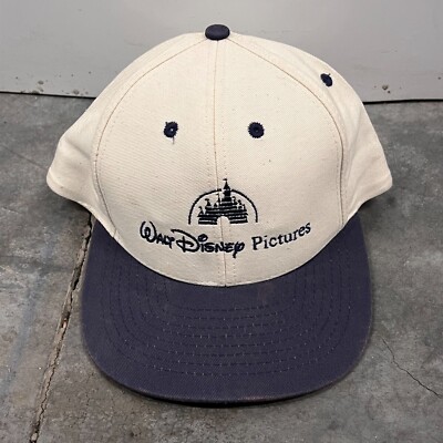 Walt Disney World Baseball Cap Mens Beige Navy Mohr's Adjustable Snapback Hat-image