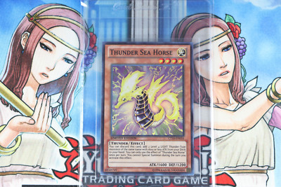 YuGiOh Thunder Sea Horse CT10-EN016 Limited Edition Super Rare -image