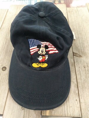 Walt Disney World Navy Blue Mickey Mouse Baseball Cap Adult One Size-image
