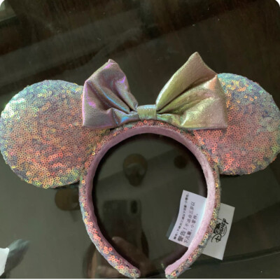 DisneyParks Minnie 50th Anniversary Ears Earidescent Iridescent Headband US-image