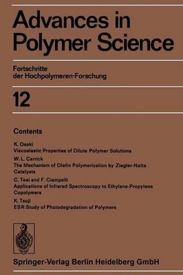 Advances in Polymer Science: Fortschritte der Hochpolymeren-Forschung by J.D. Fe-image