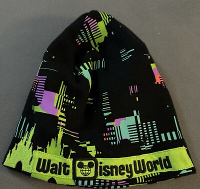 Disney Parks WDW Walt Disney World Digital Castle Knit Beanie Cap 2022-image