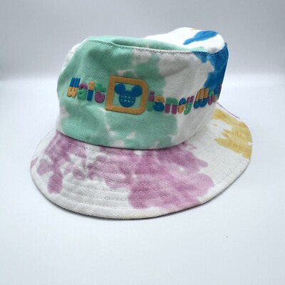 Disney Parks 2022 Walt Disney World Tye Dye Spirit Jersey Sun Bucket  Hat-image
