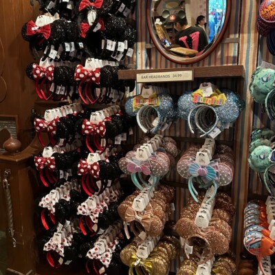 Disney Parks Loungefly Holloween Mermaid Ariel Minnie Mouse Ears Headband-image