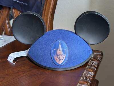💙 50th Mickey Ears Hat Walt Disney World 50th Anniversary Cast Member Exclusive-image