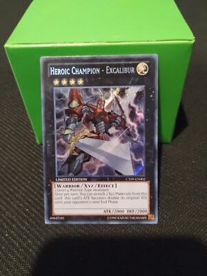 Yugioh - HEROIC CHAMPION EXCALIBUR CT09-EN002 - Secret Rare Holo - Lim Ed - NM-image