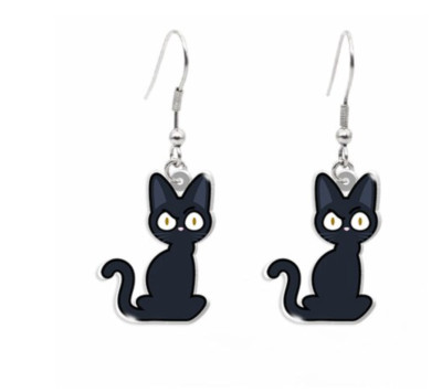 HOCUS POCUS BINX CAT EARRINGS JEWELRY WALT DISNEY WORLD HALLOWEEN PUMPKIN MICKEY-image