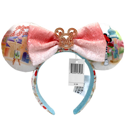 Disney-Parks 2024 Epcot France World Showcase Minnie Ears Paris Rose Headband-image