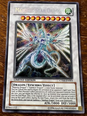 Yugioh - Majestic Star Dragon - CT06-EN003 - Secret Rare - Limited Edition-image
