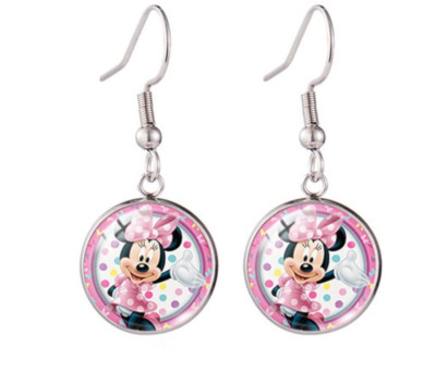 NEW MINNIE EARRINGS JEWELRY WALT DISNEY WORLD MICKEY DISNEYLAND MAGIC KINGDOM-image