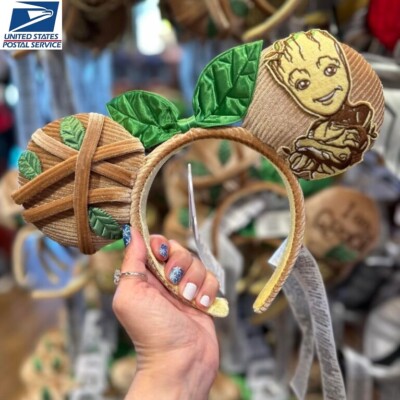 Disney Parks Marvel I Am Groot Ears Headband Guardians Of The Galaxy-image