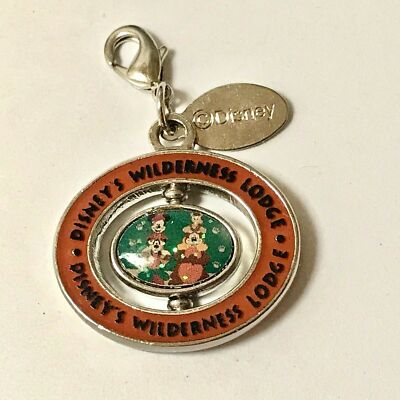 Vintage Disney Wilderness Lodge Resort Hotel Charm Zipper Pull Humphrey Bear-image
