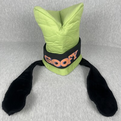 Vintage Walt Disney World Disney Parks Foam Green Goofy Hat Long Floppy Ears-image