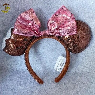Ice Cream Disney Parks Minnie Ears Brown Exclusive Chocolate Headband-image