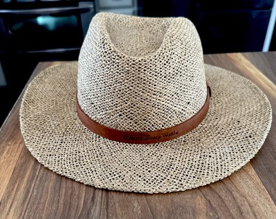 Disney World Parks Mickey Mouse Straw Hat Brown Band Adult Beach Summer One Size-image
