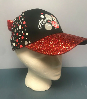 Disney Parks Minnie Mouse Always Be You Ball Cap Walt Disney World Hat-  NWT!-image