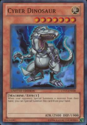 Cyber Dinosaur - CT07-EN008 - Super Rare - Limited Edition x1 - Near Mint-image