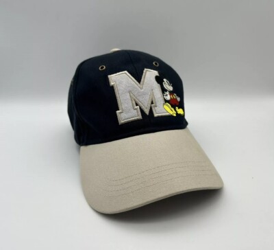 Walt Disney World WDW Vintage Mickey Mouse M Disney Parks Baseball Hat Cap Navy-image