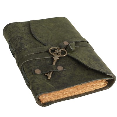 TUZECH Leather Bound Vintage Journal Retro Travel Diary An Exclusive Handmade Pa-image