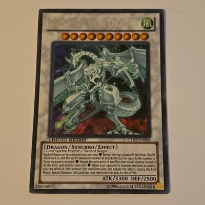 Yu-Gi-Oh! SHOOTING STAR DRAGON CT07-EN004 Secret Rare 2010 Collectors Tins-image