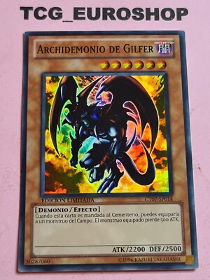 Archfiend of Gilfer ■ YUGIOH ■ CT07 ■ 2010 ■ SPANISH ■ SUPER RARE ■ NM #2629-image