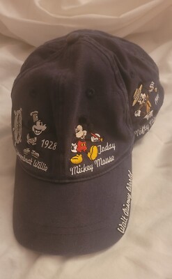 Disney Parks WDW Mickey Mouse hat Through the Years Cap Vacation-image