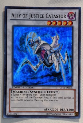 Yu-Gi-Oh! TCG Ally of Justice Catastor 2013 Collectors Tins CT10-EN006...-image