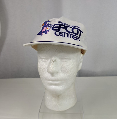 VTG Walt Disney World Epcot Center Snapback Hat Figment Purple Dragon New Era-image