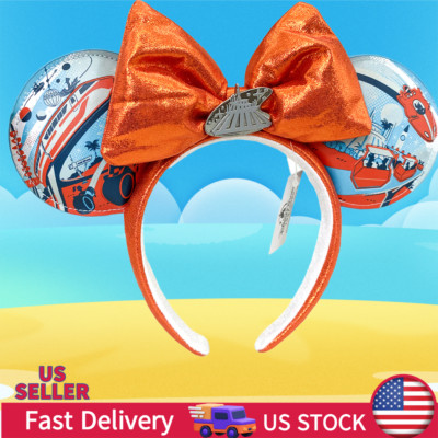 Disney. Parks 2025 Magic Kingdom Tomorrowland Mickey Ears Headband US lovely new-image