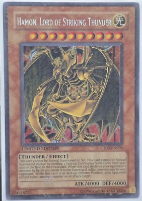 Hamon Lord of Striking Thunder CT03-EN006 Secret Rare Yugioh-image