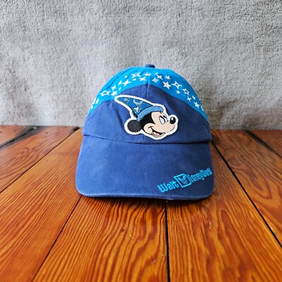 Walt Disney World Mickey Mouse Fantasia Sorcerer Wizard Hat Baseball Cap Youth-image