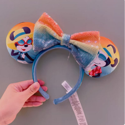Mickey Cruise Line Headband Disney*Parks Hat Exclusive Minnie Mouse Ears-image