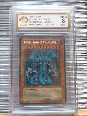 Yu-Gi-Oh! 2006 Collectors Tin RAVIEL, LORD OF PHANTASMS CT03-EN003 CGA 8 PSA-image