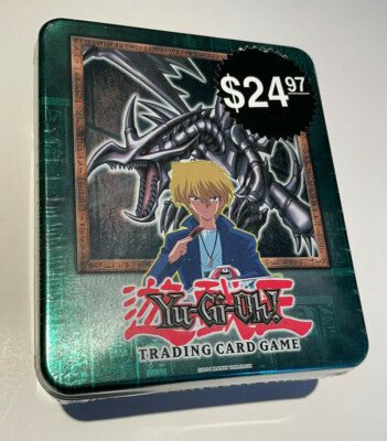 RARE! Yu-Gi-Oh Joey RED EYES B. DRAGON Collectors Tin Sealed w/ Boosters SEALED!-image