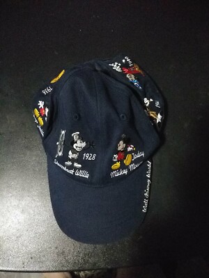 Walt Disney World Evolution Of Mickey Adjustable Hook And Closure Hat-image