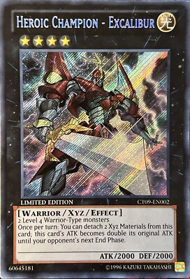 Heroic Champion - Excalibur CT09-EN002 Limited Edition Secret Rare VLP-image