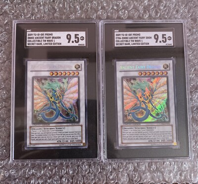 (1x) Ancient Fairy Dragon CT06-EN002 Secret Rare Limited Edition - SGC 9.5 Mint-image