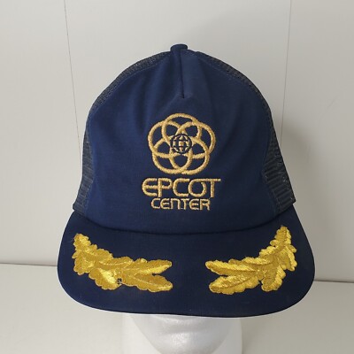 VTG Epcot Center Embroidered Logo Walt Disney World Hat Disneyland Snapback Cap-image