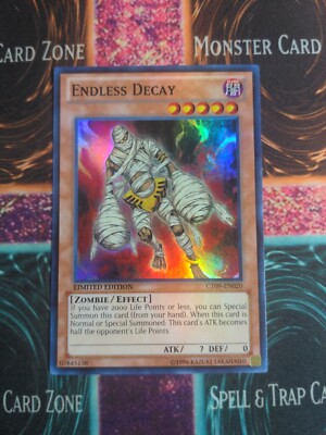 Yu-Gi-Oh! Endless Decay CT09-EN020 Limited Super Rare NM a1/-image