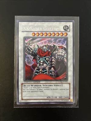 XX-Saber Gottoms CT06-ENS04 Secret Rare NM Limited Yugioh-image