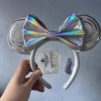 Disney Parks Tron Mickey Mouse Mouse Ears 2024 Shanghai Disneyland Headband-image