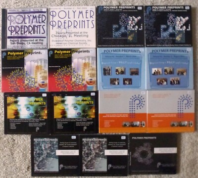 Polymer Preprints - ACS - Volume 42 to 48 (2001 - 2007), 15 different on CD-ROM-image