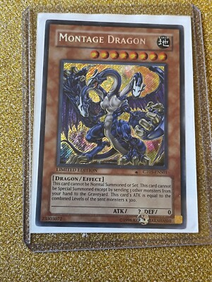 Montage Dragon - CT05-ENS01 - Secret Rare NM Collector's Tin Yugioh Limited Ed-image